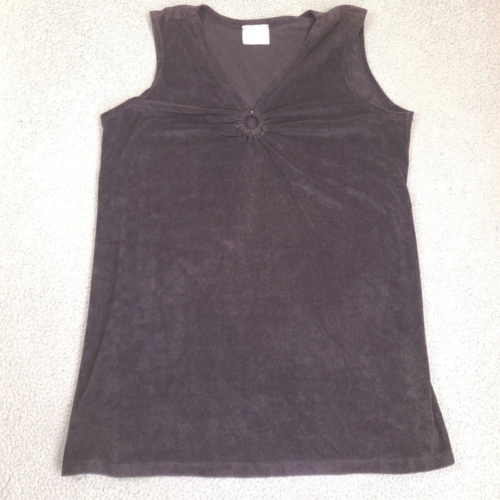 Cover‎ Me Women's 3X Black Sleeveless Pullover Knit Mini Sweater Dress